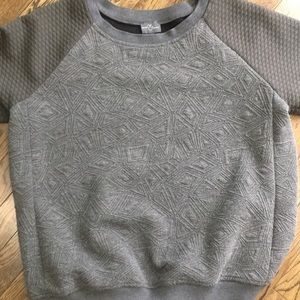 Market & Spruce Torrence Textured Knit Sweatshirt